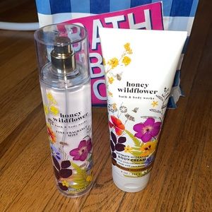 Bath&Body honey wildflower body cream and mist